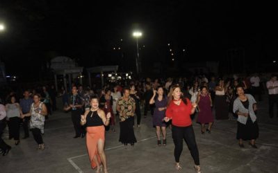 Ballroom enthusiasts set dance floor “on fire”