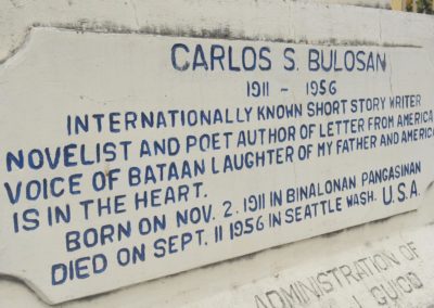 Bulosan Marker (Tavera St.)