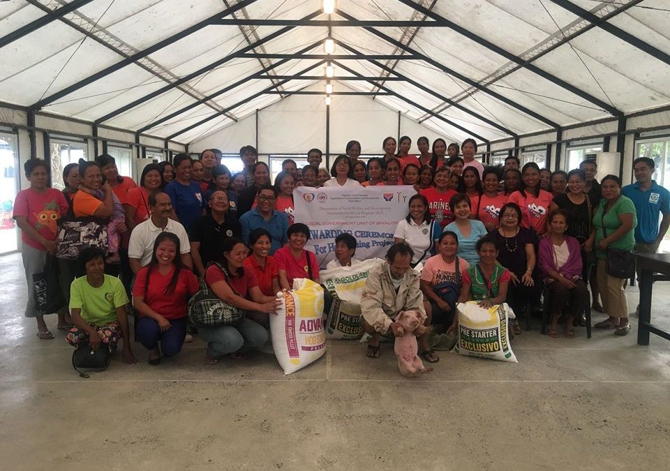 LGU Binalonan receives almost Php 3.675 M for 4Ps Livelihood Programs