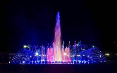 Binalonan’s multicolor dancing fountain inaugurated;Guico acknowledges Binalonians for done projects