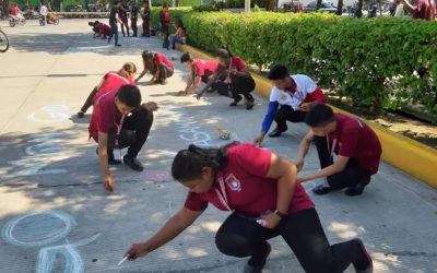 Breakthrough art: Community street chalk art competition held in Binalonan