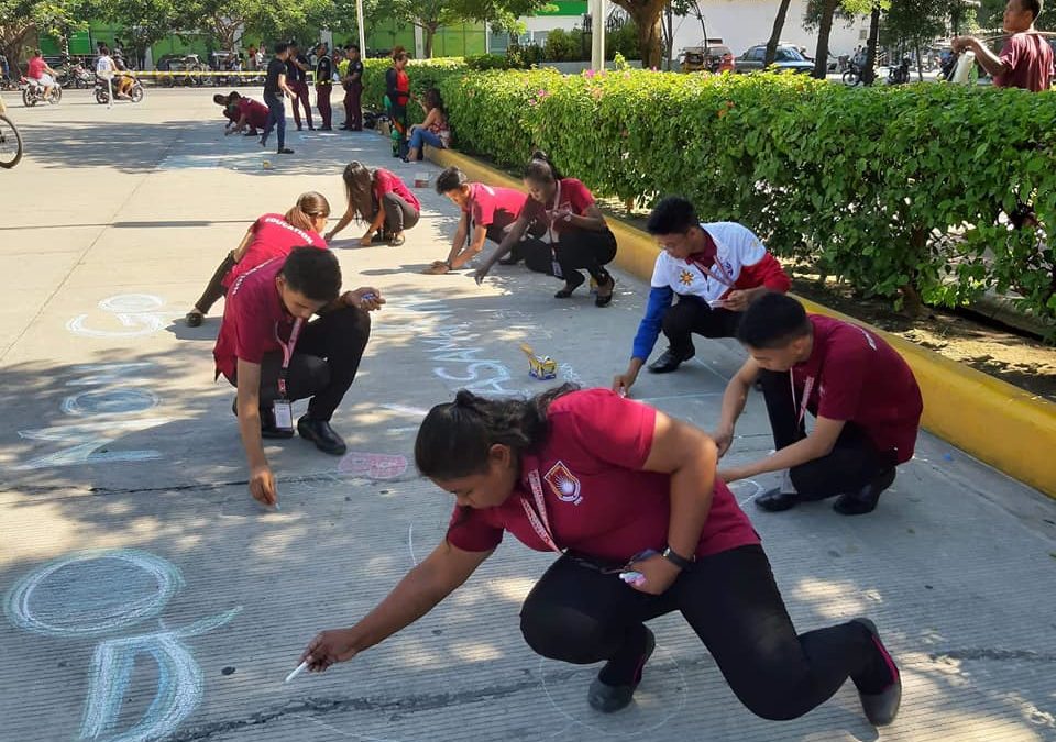 Breakthrough art: Community street chalk art competition held in Binalonan