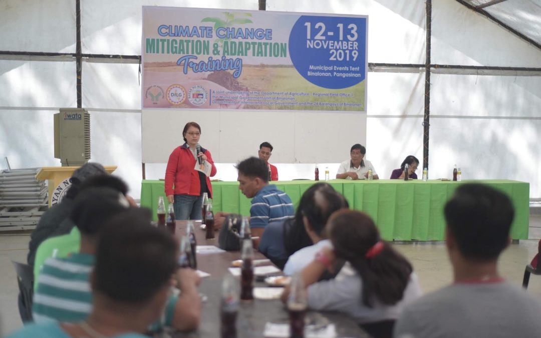 Climate change mitigation, adaptation training conducted