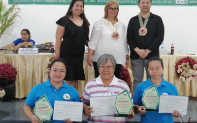 LGU Binalonan, D.A coordinator receive awards in SOA implementation