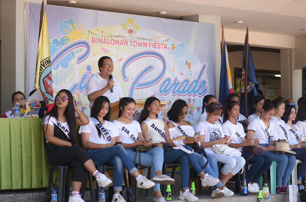 Binalonan Town Fiesta 2020 opens with Civic Parade