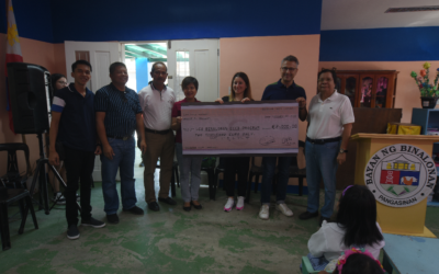 Binalonan Day Care Center receives grant from Belgian benefactors